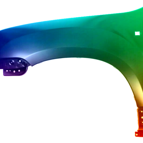 Spatbord links voor Dacia Duster 2010-2017 Gespoten in de gewenste kleur