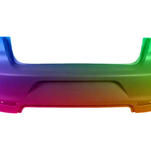 Achterbumper voor Seat Ibiza 6L 06-09 Gespoten in de gewenste kleur NIEUW