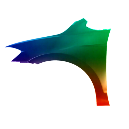 Spatbord links voor VW Golf Sportsvan 2014-2020 Gespoten in de gewenste kleur