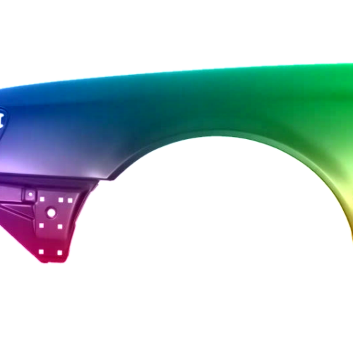 Voor AUDI A6 C4 1994-1997 Spatbord linksvoor gespoten in de gewenste kleur NIEUW