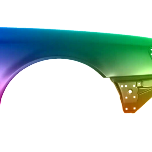 Voor AUDI A6 C4 1994-1997 Spatbord rechtsvoor gespoten in de gewenste kleur NIEUW