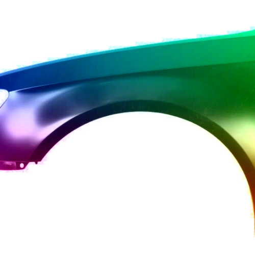 Voor AUDI A6 C8 vanaf 2018- Linkervleugel vooraan gespoten in de gewenste kleur NIEUW