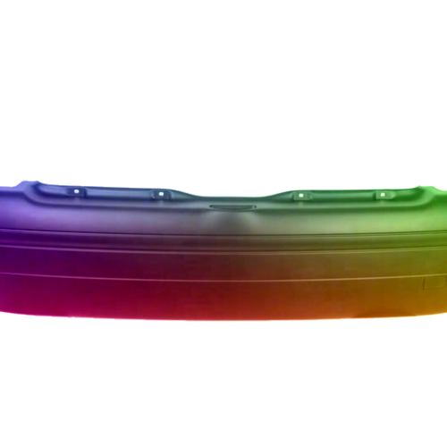 Voor Renault Clio II achterbumper gespoten in de gewenste kleur 1998-2001