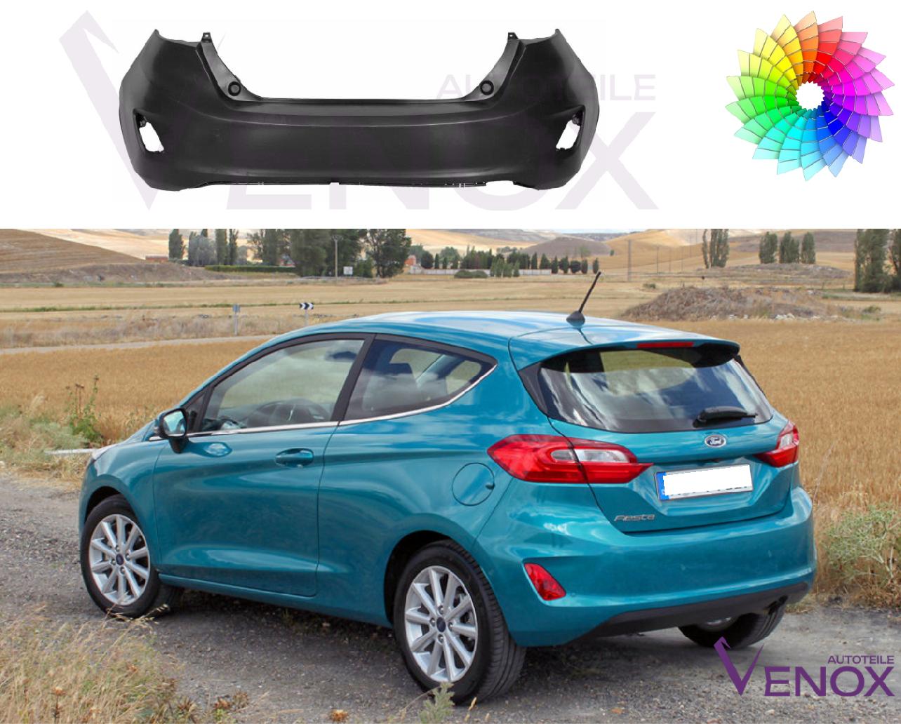 Voor Ford Fiesta Mk 8 vanaf 2016 Achterbumper gespoten in de gewenste kleur - Afbeelding 2