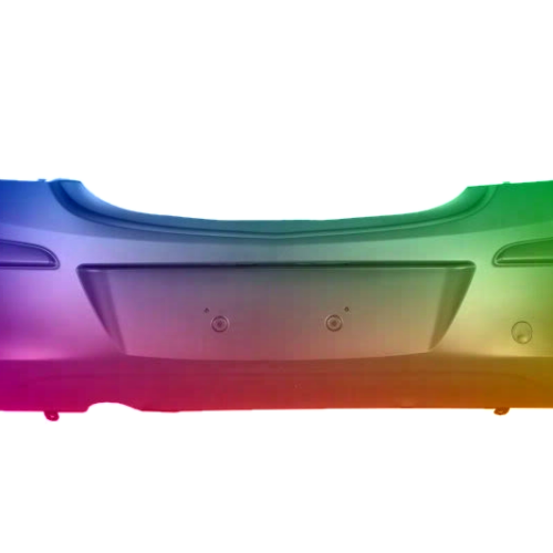 Voor Opel Corsa D 2006-2011 5-deurs achterbumper gespoten in de gewenste kleur