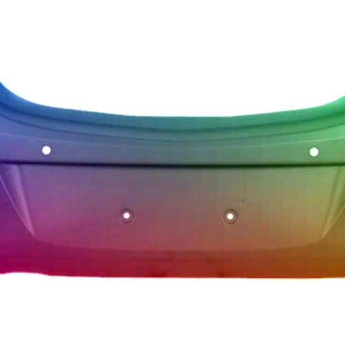 Voor Opel Corsa D 2006-2011 5-deurs PDC achterbumper gespoten in gewenste kleur