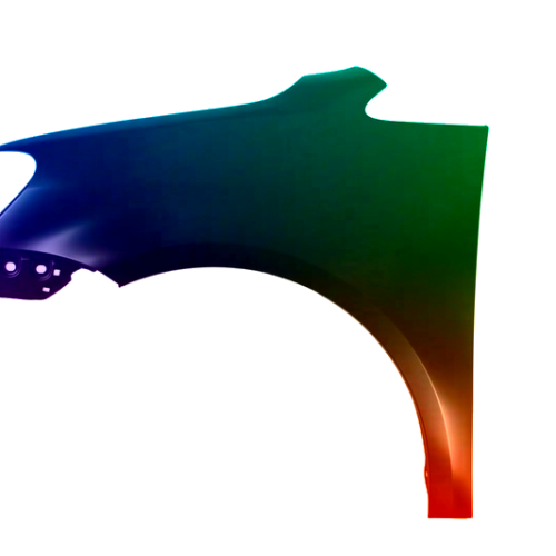 Voor Vw Touran 1T 03-06 Spatbord links gespoten in gewenste kleur NIEUW