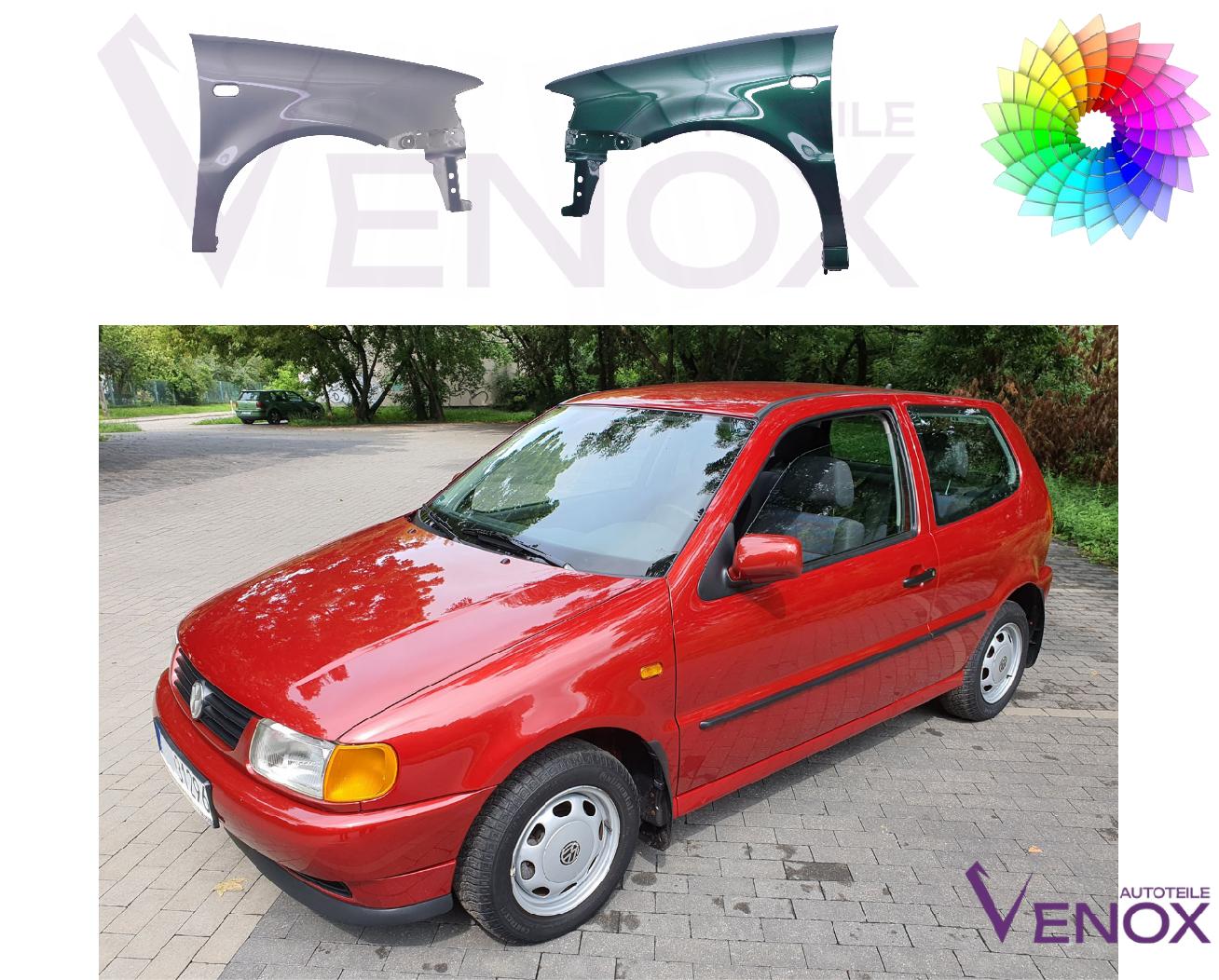 Voor VW Polo 6N1 94-99 Spatbord rechtsvoor gespoten in kleur naar keuze - Afbeelding 2