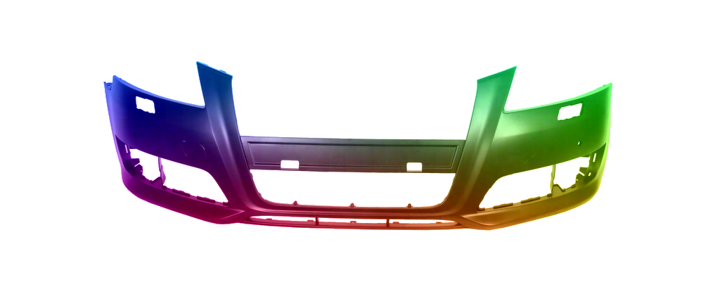 Voor Audi A3 8P 2008-2013 SRA voorbumper gespoten in de kleur van je keuze - Afbeelding 2