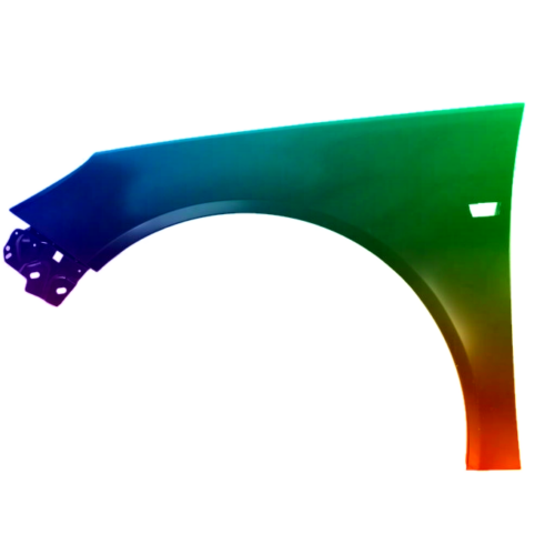 Voor Opel Insignia 08-17 Spatbord VOOR LINKS GESPORTEERD IN DE KLEUR VAN UW KEUZE