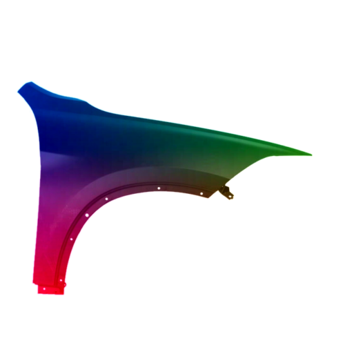 Voor BMW X1 F48 2015-22 Spatbord rechts gespoten in de gewenste kleur