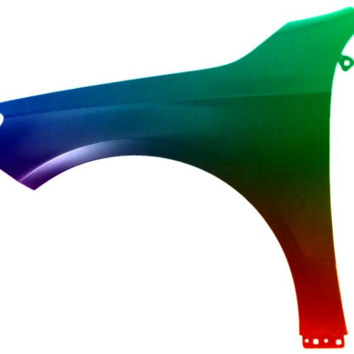 Voor Mercedes A-klasse W176 12-18 Spatbord links gespoten in de gewenste kleur