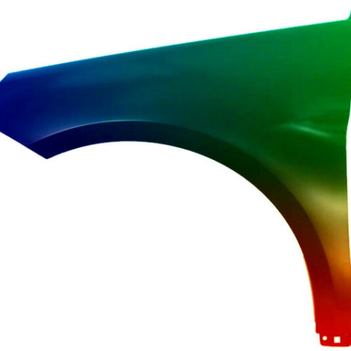 Voor Mercedes B-klasse W245 05-08 Spatbord links gespoten in gewenste kleur