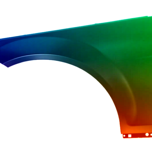 Voor Mercedes C-Klasse W204 2007-2014 Spatbord links gespoten in gewenste kleur