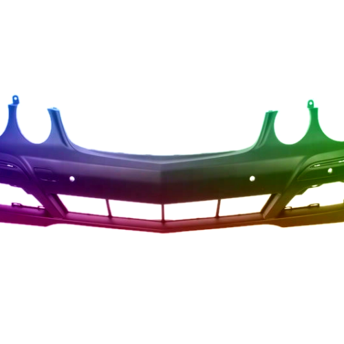 Mercedes E W211 06-09 Avantgarde voorbumper gespoten in de gewenste kleur PDC