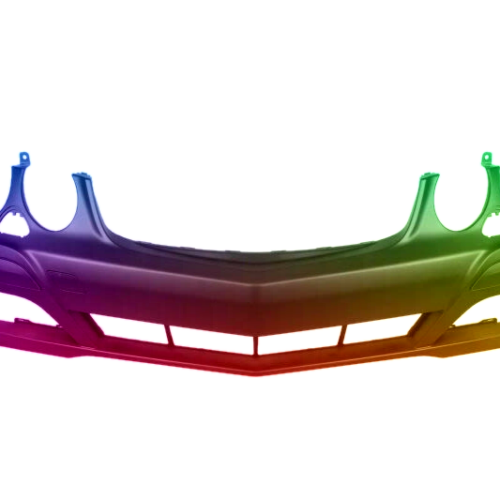 Mercedes E W211 06-09 Avantgarde voorbumper gespoten in de gewenste kleur SRA