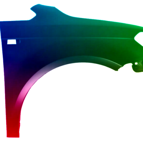 Voor VW Caddy 10-15 Spatbord rechtsvoor Gespoten in de gewenste kleur NIEUW