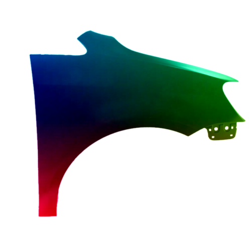 Voor VW Caddy 10-15 Spatbord rechtsvoor Gespoten in de gewenste kleur NIEUW