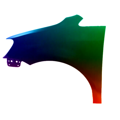 Voor VW Caddy 10-15 Linkerspatbord voor Gespoten in de gewenste kleur NIEUW