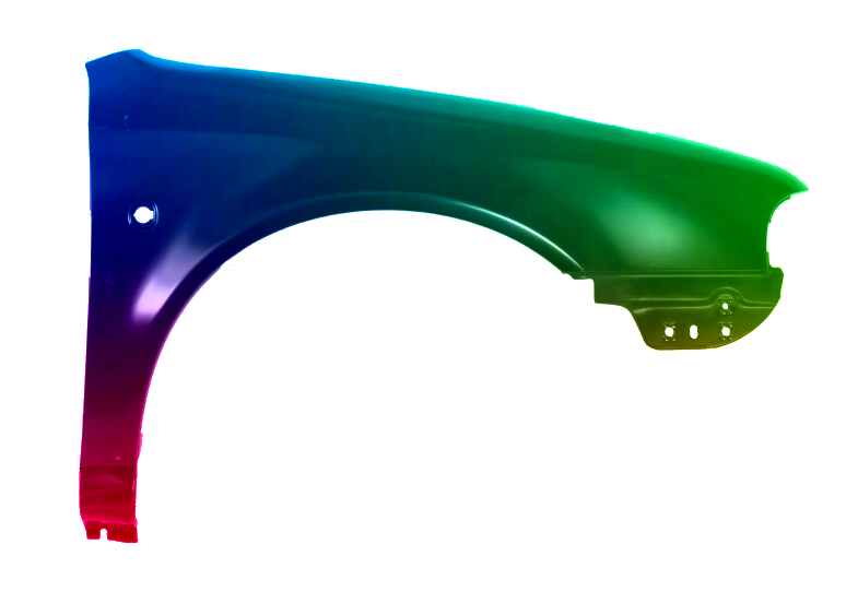 Voor Skoda Octavia 1U 97-10 FRONT RIGHT Spatbord IN 8180 LF3E gespoten NIEUW - Afbeelding 2