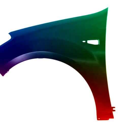 Voor Dacia Sandero 2008-2012 Spatbord links gespoten in gewenste kleur