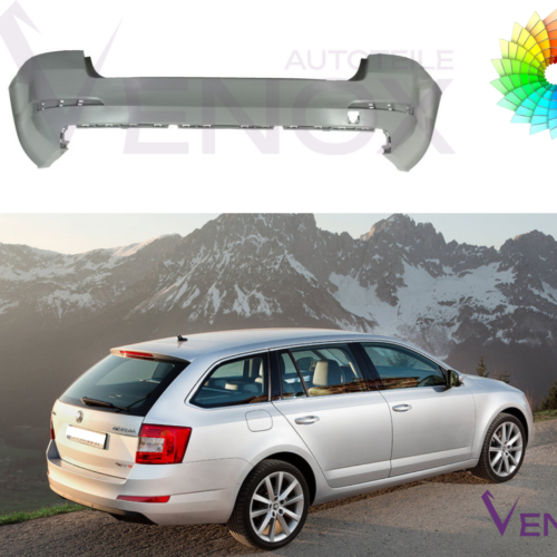 Voor Skoda Octavia 5E 13-17 Estate In aangepaste kleur gespoten achterbumper