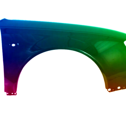 Voor spatbord Audi A6 C5 97-04 RECHTS GESPREKT IN DE KLEUR VAN UW KEUZE.