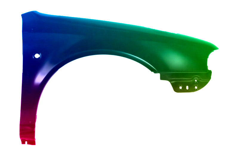 Voor Skoda Octavia 1U 97-10 FRONT RIGHT Spatbord IN 4590 LF5K gespoten NIEUW - Afbeelding 2