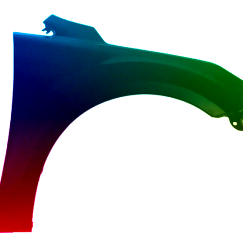 Spatbord rechts voor Ford Focus MK2 08-12 Gespoten in de gewenste kleur