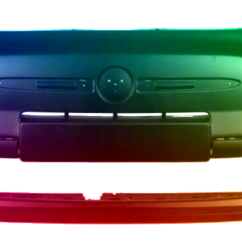 Voor Fiat 500 (312) 07-15 Lounge voorbumper gespoten in de gewenste kleur NIEUW