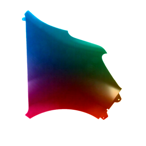 Spatbord rechts voor Renault Master vanaf 2019 Gespoten in de gewenste kleur