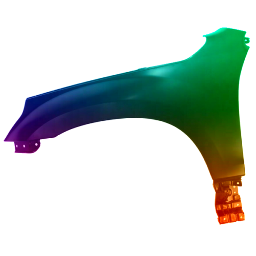 Spatbord links voor SUZUKI Grand Vitara 06-14 Gespoten in gewenste kleur