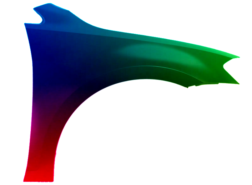 SPATBORD GOLF VII 7 LA3X RECHTSVOOR GESPOTEN 2012-2017 NIEUW - Afbeelding 2