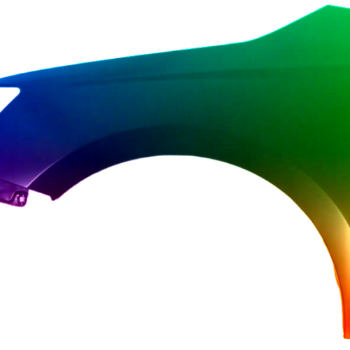 Voor Skoda Fabia III 15-21 Spatbord linksvoor gespoten in de gewenste kleur NIEUW