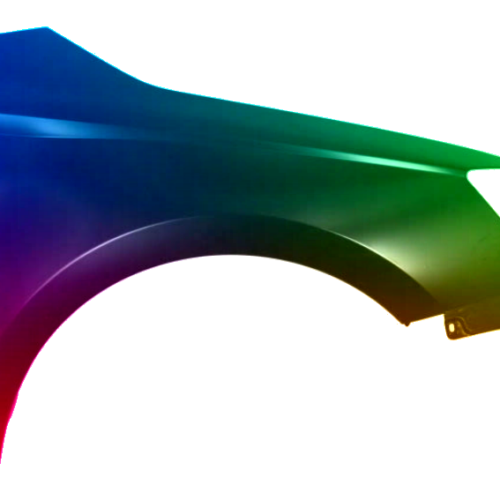 Voor Skoda Fabia III 15-21 Spatbord rechtsvoor gespoten in de gewenste kleur NIEUW