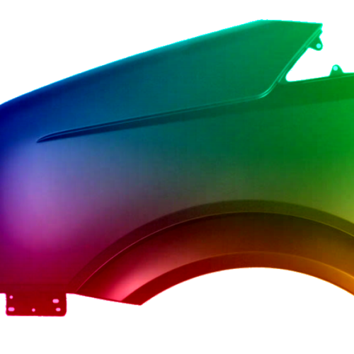 VW Crafter Spatborden 2005-2017 Voor links gespoten in gewenste kleur NIEUW