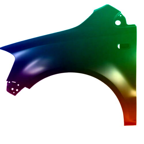 Voor VW Fox 2005-2011 Spatbord linksvoor gespoten in de gewenste kleur NIEUW