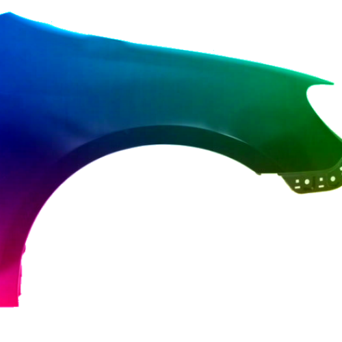SPATBORD VOOR VW GOLF VI 6 RECHTSVOOR GESPOTEN IN GEWENSTE KLEUR 2008-2016