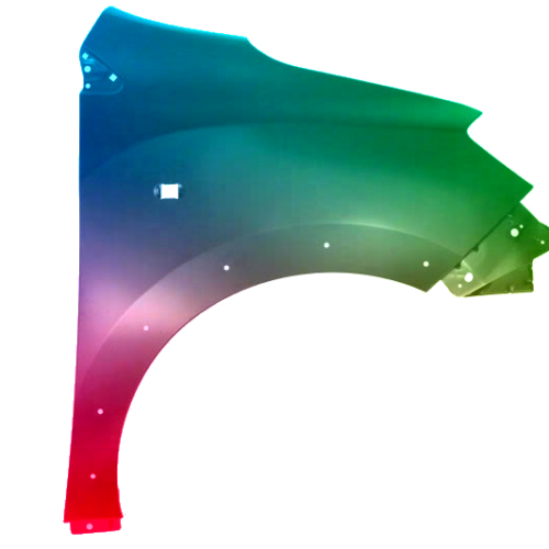 Voor Dacia Dokker vanaf 2012- Opstapspatbord rechts gespoten in de gewenste kleur