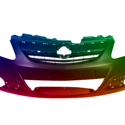 Voor Opel Corsa D 2006-2011 Voorbumper gespoten in de gewenste kleur
