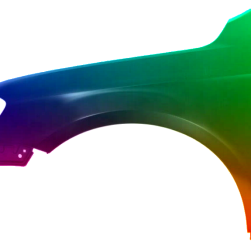 Voor VW PASSAT B7 10-15 Spatbord LINKS VOOR GEPASTEERD IN KLEUR VAN UW KEUZE