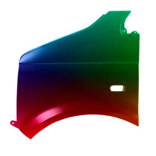 Voor VW T5 03-15 Spatbord linksvoor, gespoten in de kleur van uw keuze