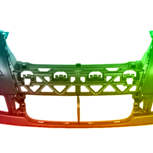 Voor VW Touran 1T 2006-2010 Voorbumper gespoten in de gewenste kleur
