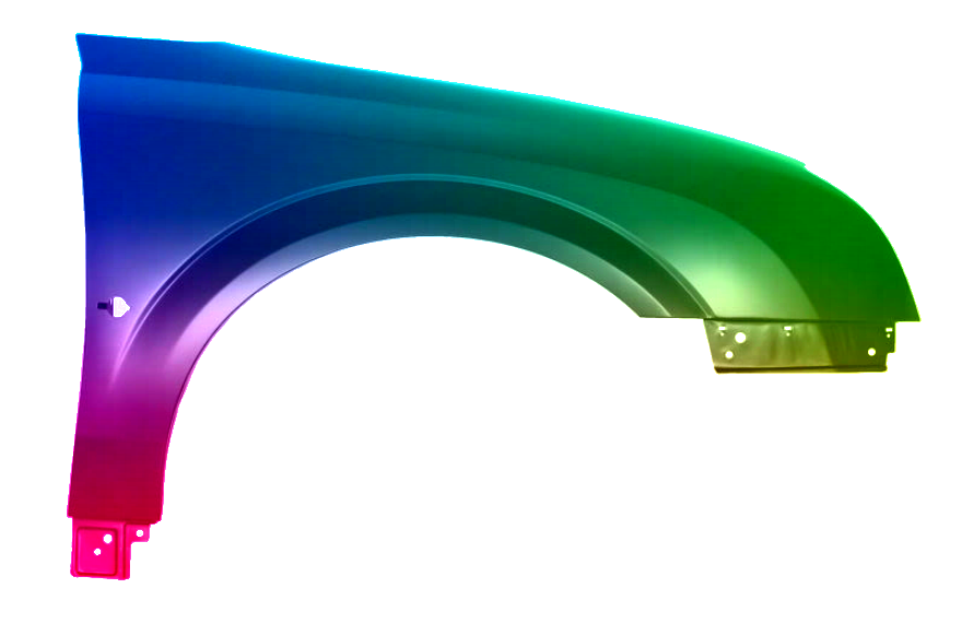 Voor Opel Vectra C Signum 01-05 FRONT RIGHT Spatbord IN Z155 gespoten NIEUW - Afbeelding 2
