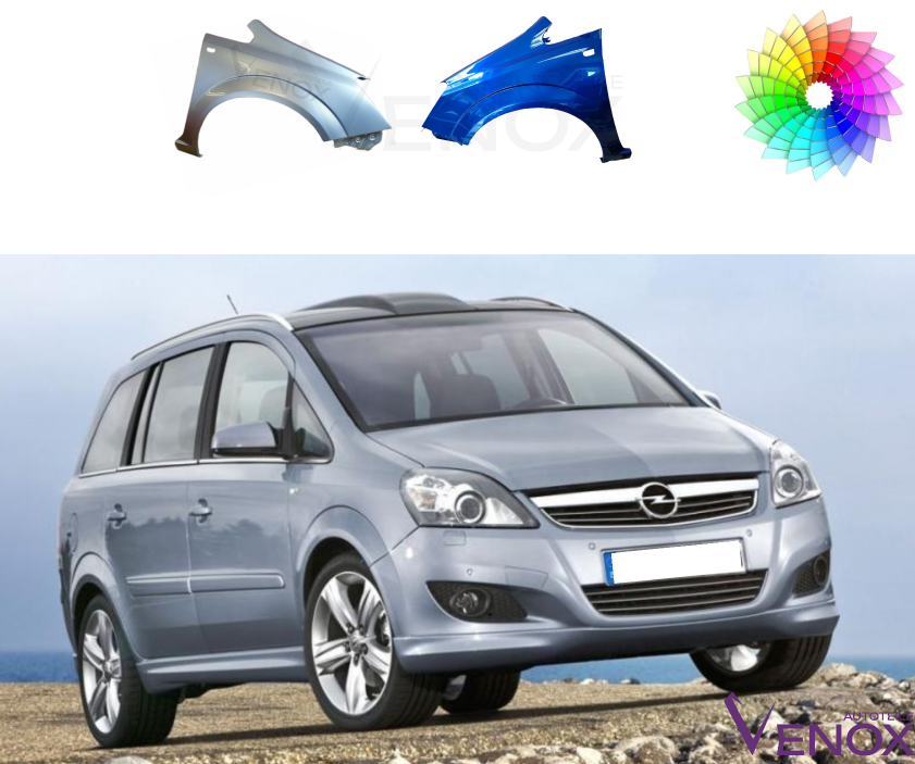 Voor Opel Zafira B 05-11 VOORSPATRAND LINK GEPLAATST IN DE KLEUR VAN UW KEUZE - Afbeelding 4