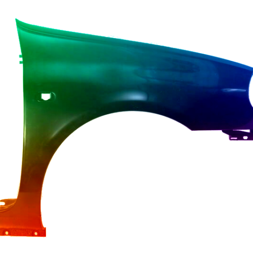 Spatbord Renault Clio II rechts gespoten in gewenste kleur 1998-2001 NIEUW