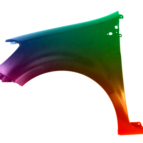 Spatbord Renault Clio III links gespoten in gewenste kleur 2005-2012 NIEUW