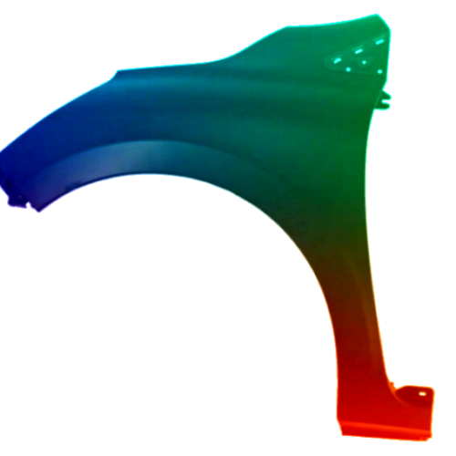 Spatbord Renault Clio IV links gespoten in gewenste kleur 2012-2019 NIEUW