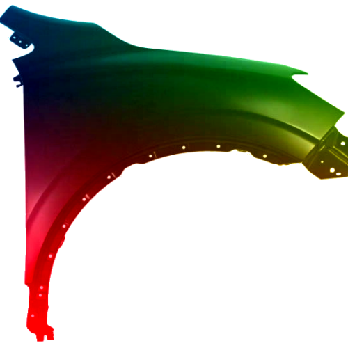 Spatbord Renault Kadjar rechts gespoten in gewenste kleur vanaf 2015 NIEUW