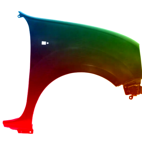 Spatbord Renault Kangoo rechts gespoten in gewenste kleur 1998-2002 NIEUW